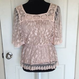 Sheer Lace Top